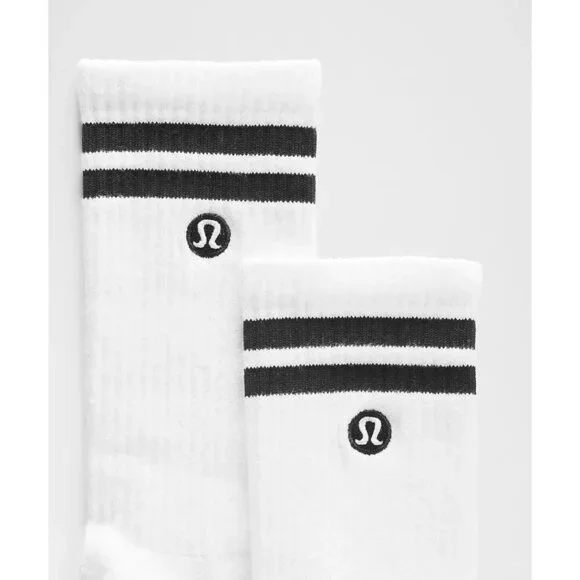 Daily Essential Socks - White/Black - Picture 2 of 3